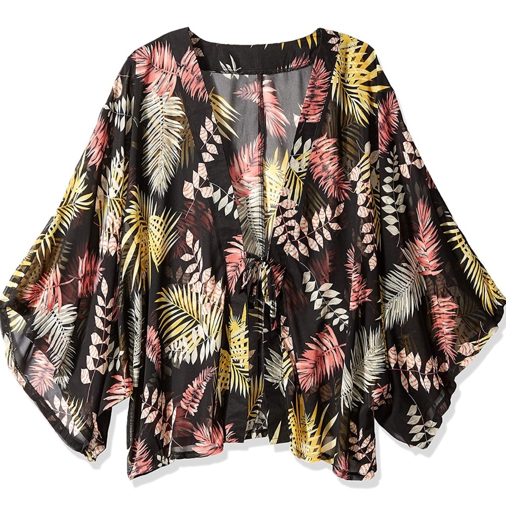 🌿🌴Kimono Printed Chiffon Open Front🌴🌿